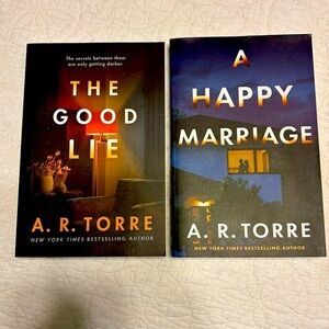 The Good Lie & A Happy Marriage, A R Torre 2 books softcover